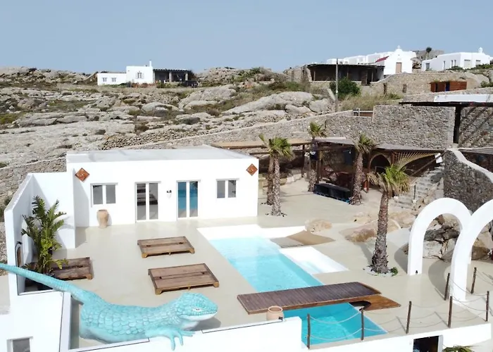 וילה Mykonos High Sunset Plintri